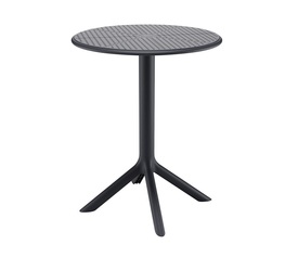 MODA-H Τραπέζι Κήπου - Βεράντας, PP - UV Protection, Απόχρωση Μαύρο