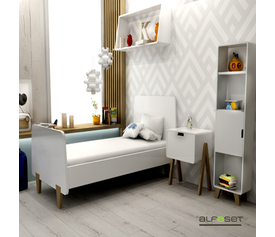 ΣΕΤ ΠΑΙΔΙΚΟ ΔΩΜΑΤΙΟ LAURESS AFS ΛΕΥΚΗ ΛΑΚΚΑ