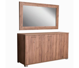 ΜΠΟΥΦΕΣ ΕΛΛΗΝΙΚΗΣ ΚΑΤΑΣΚΕΥΗΣ ΜΕ 3 ΠΟΡΤΕΣ 3 ΡΑΦΙΑ 84*150*50cm ALN 501