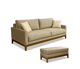 Μύκονος Τριθέσιος Καναπές 225x90cm