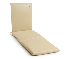 Δερματίνη Μαξιλάρι Για Ξαπλώστρα Με Φερμουάρ 196x60x6cm