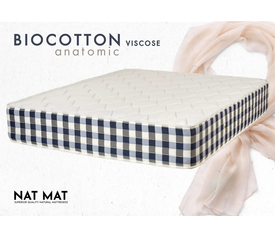 KS Strom Στρώμα Natural Viscose Biocotton Anatomic 90/100/110/120/130/140/150/160/170/180X200X30εκ.