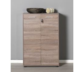 ΒΙΒΛΙΟΘΗΚΗ(SMITH)Υλικό. Μοριοσανίδα με επένδυση μελαμίνης Μ.72*Π.34*Υ.110εκ. latte