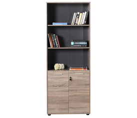 ΒΙΒΛΙΟΘΗΚΗ SMITH Μοριοσανίδα με επένδυση μελαμίνης