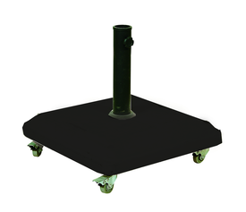 Μάυρη Τσιμεντένια Βάση Ομπρέλας 37Kgr με Ρόδες