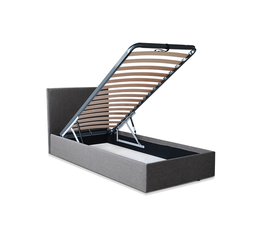 κρεβάτι ντυμένο ελληνικής κατασκευής με αποθηκευτικό χώρο 90/110/140/150/160 hrs mpaoulo kefalari