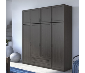 Ντουλάπα 4Φυλλη με Πατάρι 202x60xΗ233cm