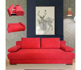 ΚΑΝΑΠΕΣ-ΚΡΕΒΑΤΙ ΤΡΙΘΕΣΙΟΣ 189*90*75 ΘΥΜ ΚΕΝΤΑΥΡΟΣ