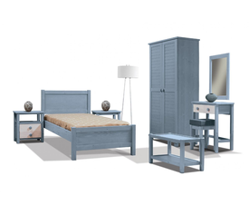 Πάρος Σύνθεση Κρεβατοκάμαρας 150x200