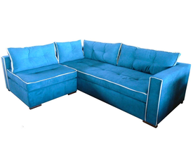 Γωνιακός καναπές ελληνικής κατασκευής 240*190*90 krj passion