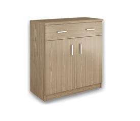 PEDRO ΠΑΠΟΥΤΣΟΘΗΚΗ ΜΕΛΑΜΙΝΗ / SONOMA 70x36xH84cm