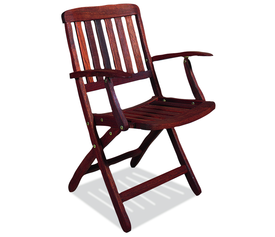 PEGU Ξύλινη Πτυσσόμενη Πολυθρόνα Χαμηλής Πλάτης Kwilla