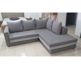 ΚΑΝΑΠΕΣ ΓΩΝΙΑ PIXEL 220X180X90 ΓΚΡΙ