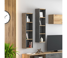 No62 Ραφιέρα Κάθετη 25x30xH120cm