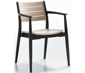 Regnum πολυθρόνα Σκούρο Καφέ 58x54x82cm