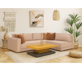 Riva Πολυμορφικός Καναπές Γωνία 280x105-210cm