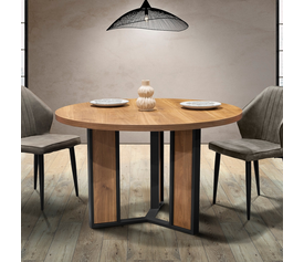 Τραπεζαρία ROUND Ελληνικής Κατασκευής LNA Ø120cm