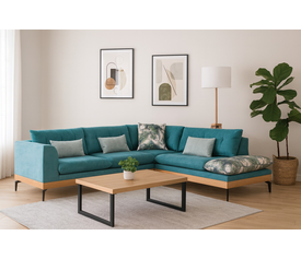 Rustic Καναπές Γωνία 300x95-240cm