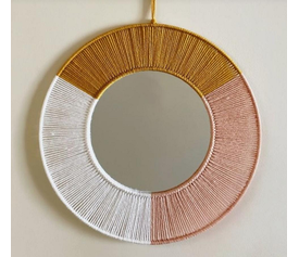 SANJAY ΚΑΘΡΕΠΤΗΣ ΕΠΙΤΟΙΧΙΟΣ Ø33cm - Ø25cm 