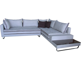 Γωνιακός καναπές ελληνικής κατασκευής 280*250*85 krj sandra