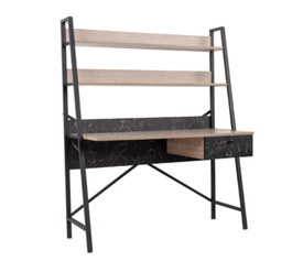 ATRIUM ΓΡΑΦΕΙΟ 1ΣΥΡΤΑΡΙ SONOMA ΜΑΥΡΟ ΠΕΤΡΑ 125x55x150