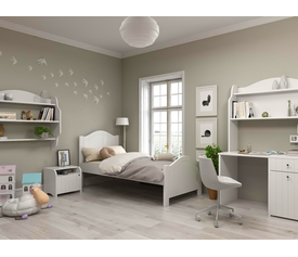 Σετ Παιδικού Δωματίου Dream Λευκή Λάκα 4 τμχ