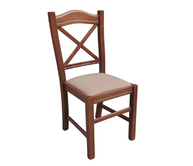 Silvana X Καρέκλα Τραπεζαρίας Ξύλινη 46x46xH95cm