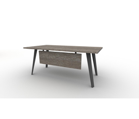 ΓΡΑΦΕΙΟ SIXTIES ΞΥΛΙΝΟ ΜΕΛΑΜΙΝΗ ΕΛΛΗΝΙΚΗΣ ΚΑΤΑΣΚΕΥΗΣ 160x80x75cm LNA