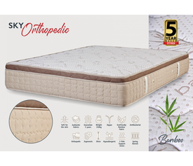 KPS ΣΤΡΩΜΑ ΜΕ ΑΝΩΣΤΡΩΜΑ SKY ORTHOPEDIC BAMBOO 90/100/110/120/130/140/150/160/170/180