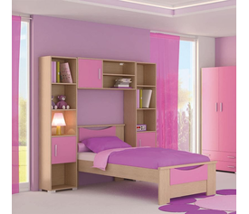 Smile Children's Bedroom Set - 4 Pieces