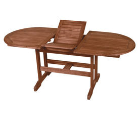 Οβάλ Επεκτεινόμενο τραπέζι Red Acacia 150 + 50 = 200 x 90x 72cm