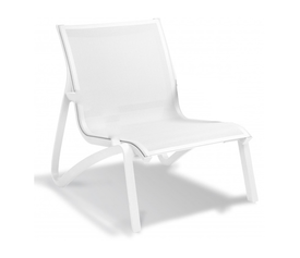 Sunset lounge καρέκλα ΛΕΥΚΗ 74x83x89