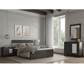 Νο302 Σύνθεση Κρεβατοκάμαρας Simple 5τμχ