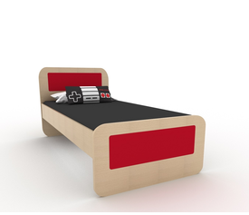 Syros Bed (For mattress 90/110x190/200)