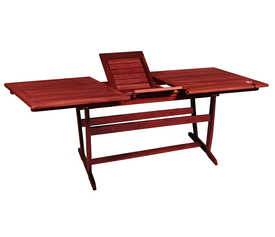 Παραλ/μο Επεκτεινόμενο τραπέζι Red Shorea ,160 + 80 = 240 x 100 x 75cm