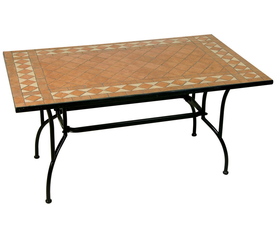 Παραλ/μο Μεταλλικό Τραπέζι Mosaic 120 x 80 x 75cm