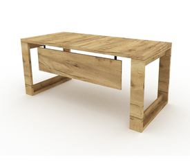 ΓΡΑΦΕΙΟ TENTER ΞΥΛΙΝΟ ΜΕΛΑΜΙΝΗ ΕΛΛΗΝΙΚΗΣ ΚΑΤΑΣΚΕΥΗΣ 200x90x75cm LNA