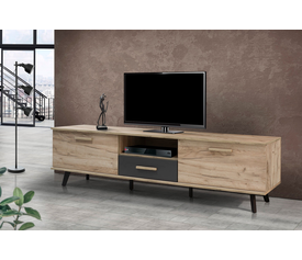 ΕΠΙΠΛΟ TV SIXTIES ΜΕΛΑΜΙΝΗ ΕΛΛΗΝΙΚΗΣ ΚΑΤΑΣΚΕΥΗΣ LNA 220*45*55