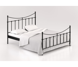 KPS/TIMELESS BED ΜΕΤΑΛΛΙΚΟ ΔΙΠΛΟ ΕΛΛΗΝΙΚΗΣ ΚΑΤΑΣΚΕΥΗΣ 150/160