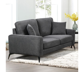 TIPO Kαναπές 2Θέσιος Σαλονιού- Καθιστικού, Ύφασμα Γκρι