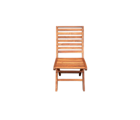 EURO Καρέκλα Πτυσσόμενη Teak Oil Finish 62x46x93cm