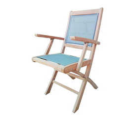 ELSA Πολυθρόνα Πτυσσόμενη Teak 61x55x93cm