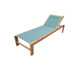 Dixon Ξαπλώστρα Teak Ξύλινη 200x65x35cm