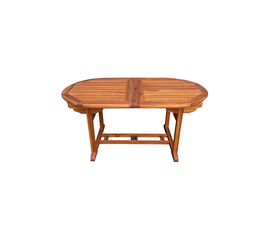 BOLTON ΤΡΑΠΕΖΙ ΟΒΑΛ ΕΠΕΚΤΕΙΝΟΜΕΝΟ ΤΕΑΚ OIL FINISH 160(40+40)/240X90X75cm