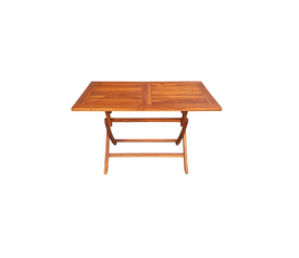 LEXTER ΤΡΑΠΕΖΙ ΠΤΥΣΣΟΜΕΝΟ ΤΕΑΚ OIL FINISH 120Χ70Χ75cm