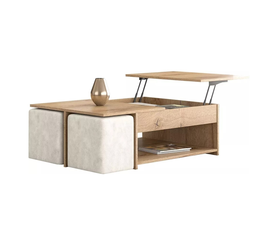 No6  Τραπεζάκι Σαλονιού 120x75xΗ40cm