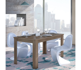 No1 Τραπεζαρία Επεκτεινόμενη 150+30x90xH78cm