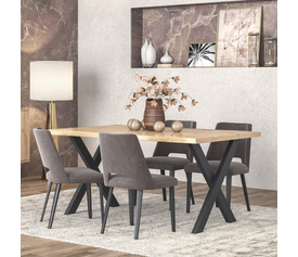 No6 Τραπεζαρία 140/158.5x90xH78cm