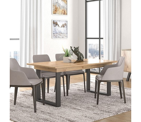 No7 Τραπεζαρία Επεκτεινόμενη 150+30x90xH78cm