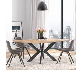 No9 Τραπεζαρία 140/158.5x90xH78cm